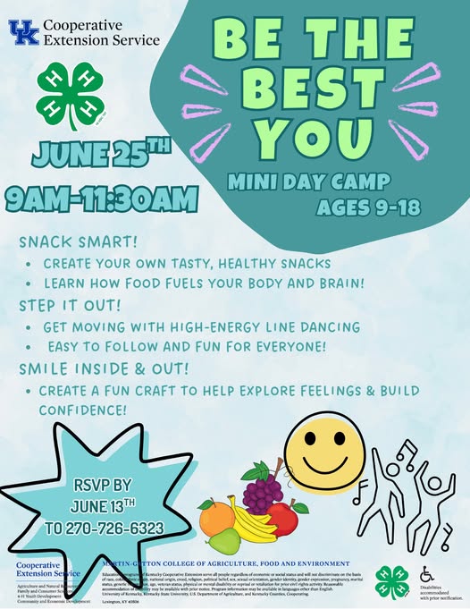 Be The Best You Mini Day Camp