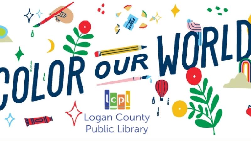 Logan County Library's Color our World event!