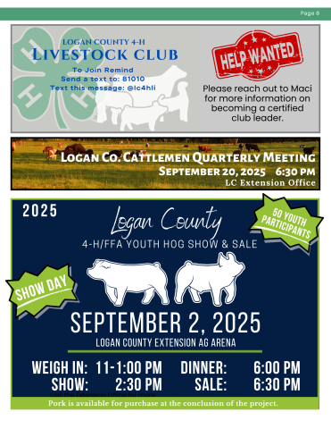 Page 6 livestock info